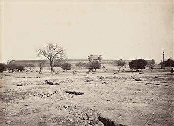 SAMUEL BOURNE (1834-1912) A group of 17 photographs depicting historical landmarks in Delhi. 1860s.